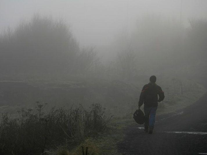 Þokan ljáir höfuðborginni dulúðlegt yfirbragð