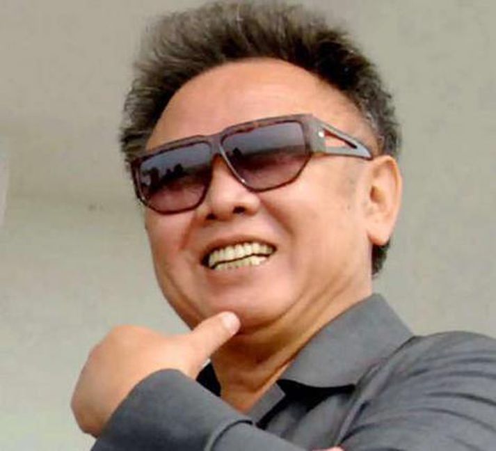 Kim Jong Il er yfirleitt frekar hress.