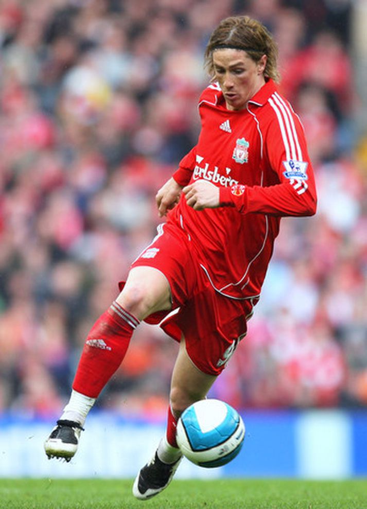 Fernando Torres í leik með Liverpool.