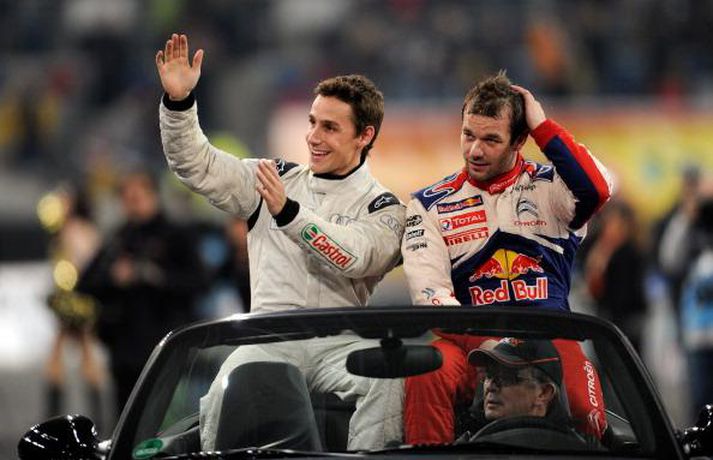 Filipe Albuquerque lagði Sebastian Loeb í úrslitarimmu í kappakstursmóti meistaranna í Þýskalandi í dag.