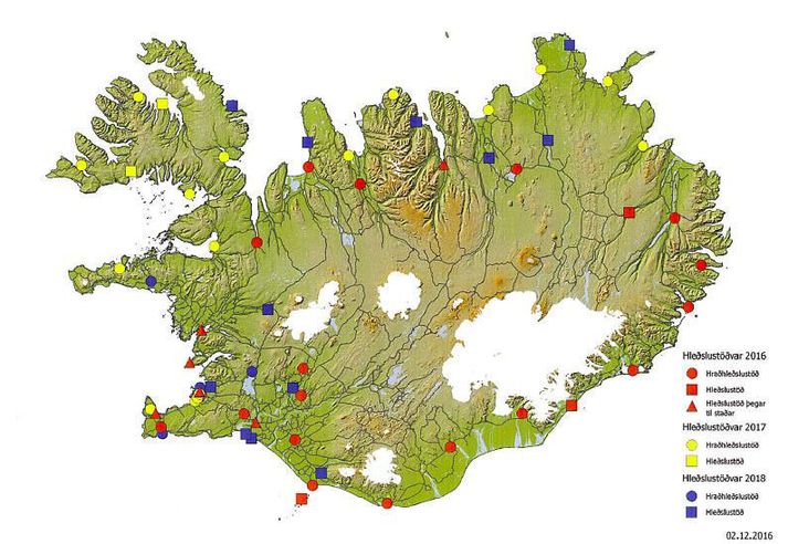 Flestir landsmenn munu hafa aðgang að hleðslustöðvum að verkefninu loknu.