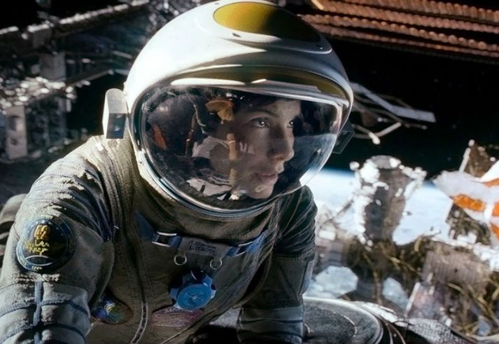 Sandra Bullock er tilnefnd fyrir frammistöðu sína í Gravity.