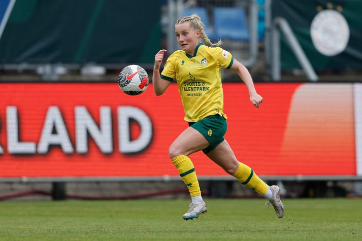 María Catharína Ólafsdóttir Grós í leik með Fortuna Sittard.