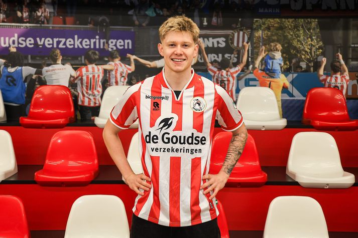 Kristian Nökkvi Hlynsson er orðinn leikmaður Sparta Rotterdam, að láni út leiktíðina frá Ajax.