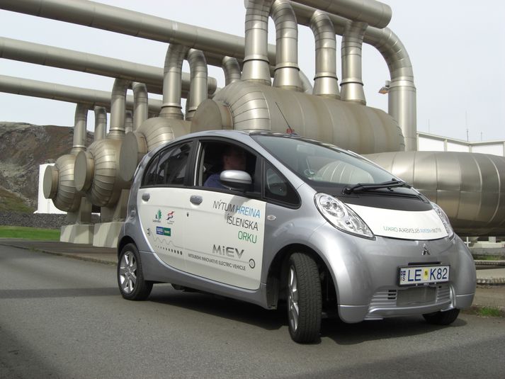 Rafbíllinn Mitsubishi iMiEV