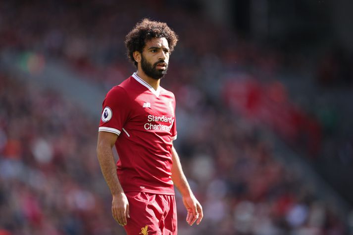 Mohamed Salah var frábær í leiknum í dag