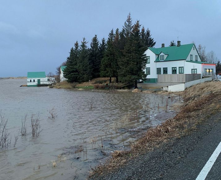 Frá Ferjubakka í Borgarfirði.