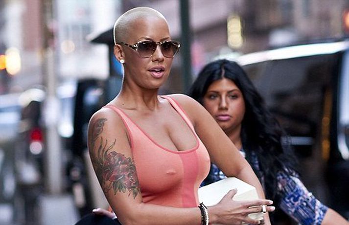 Amber Rose Nipple Slip