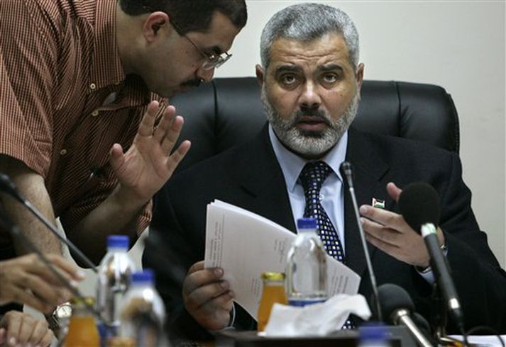 Ismail Haniyeh, forsætisráðherra Palestínu.