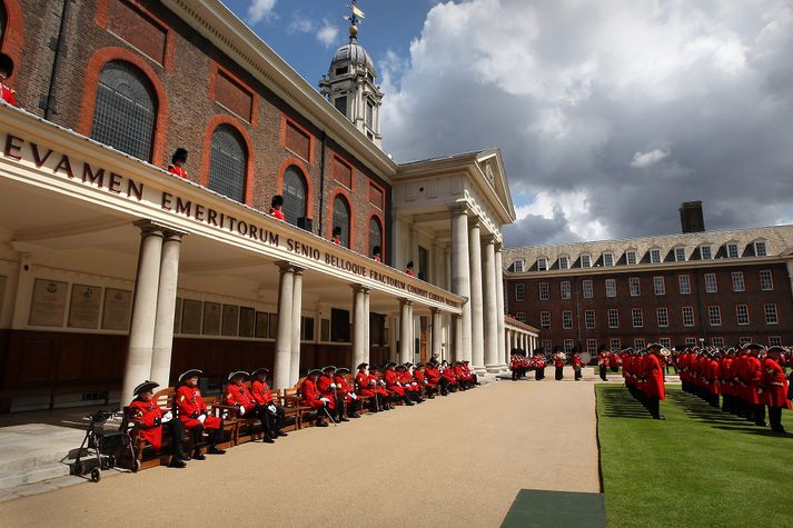 Royal Hospital í London þar sem þjófnaðurinn átti sér stað.