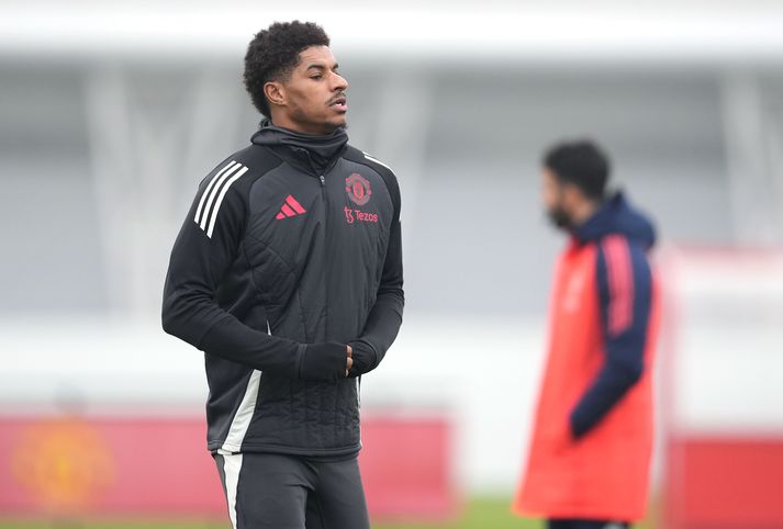 Að mati Rubens Amorim leggur Marcus Rashford ekki nógu hart að sér á æfingum.