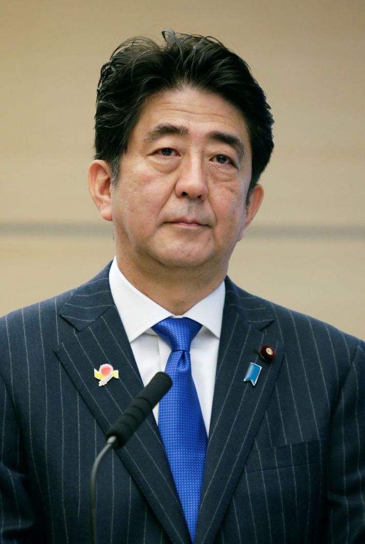 Shinzo Abe, forsætisráðherra Japan.