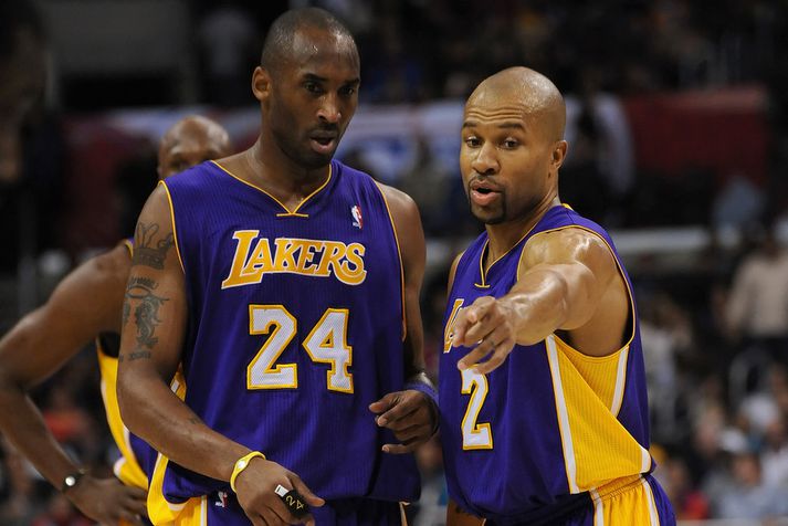 Derek Fisher og Kobe Bryant.