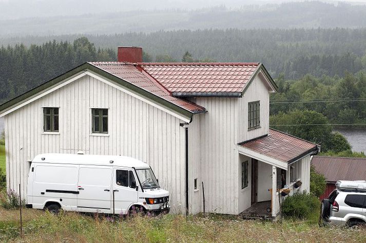 Hér smíðaði Anders Breivik sprengjuna sem sprakk í miðborg Óslóar.