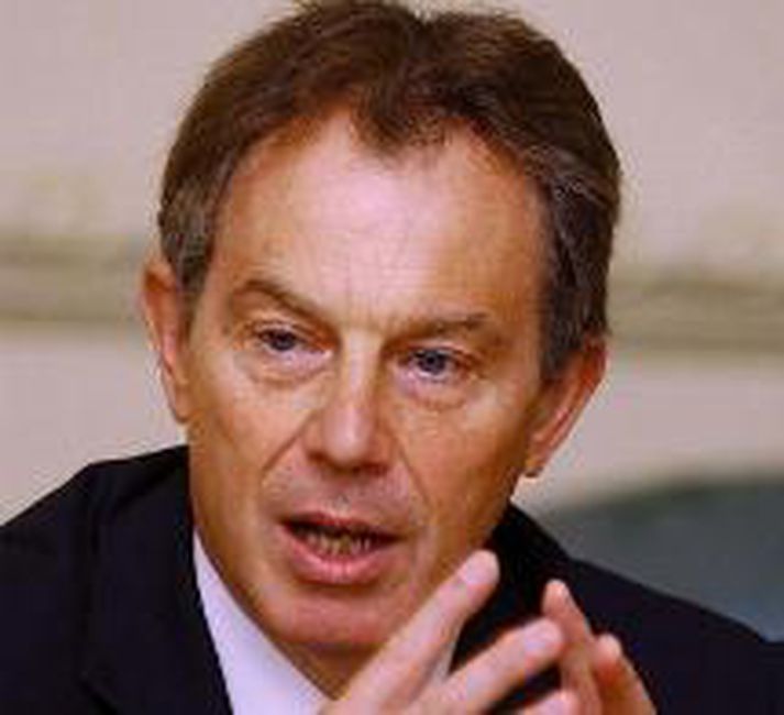 Tony Blair forsætisráðherra Breta.