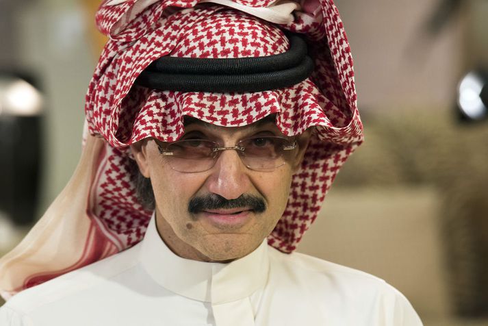 Alwaleed bin Talal er einn ríkasti maður heims. Eignir hans eru metnar á einn milljarð dollara, eða rúmlega hundrað milljörðum króna.