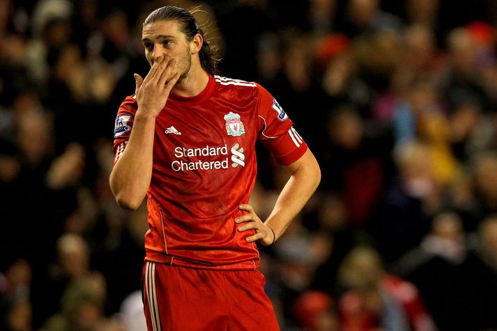 Andy Carroll sló ekki í gegn hjá Liverpool.