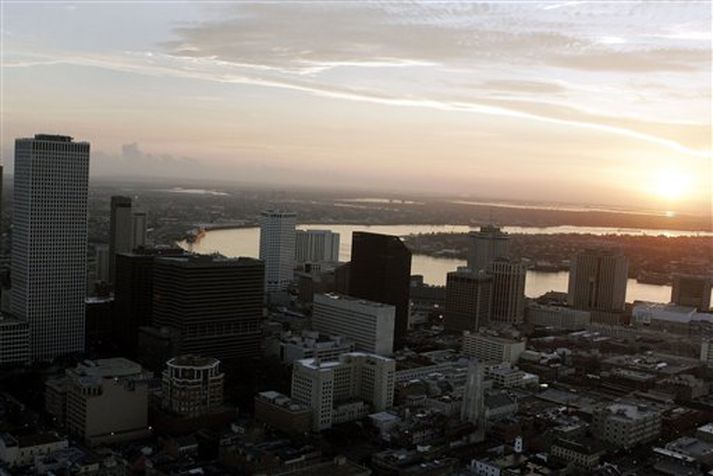 New Orleans tæpu ári eftir fellibylinn Katrínu.