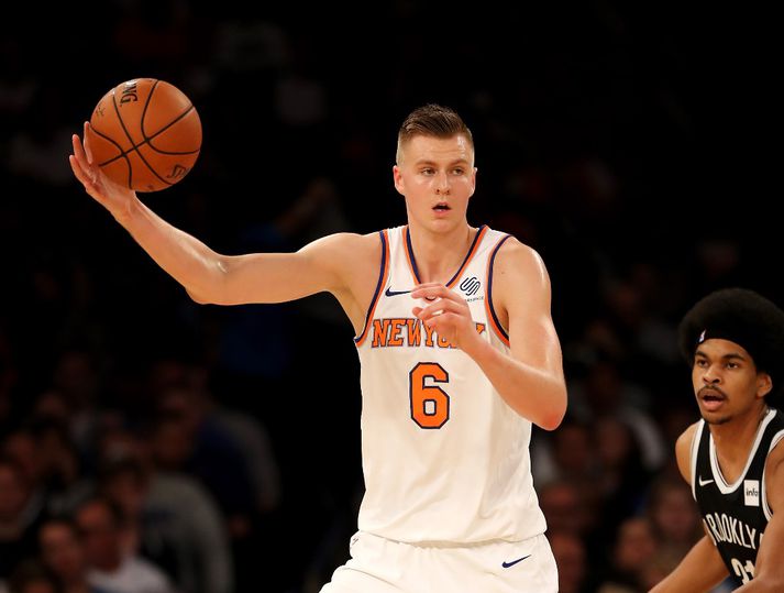 Porzingis líkar vel að vera aðalmaðurinn í New York.