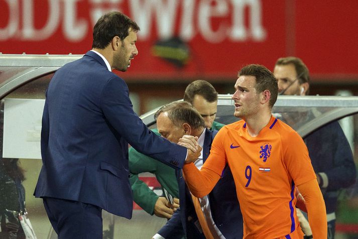 Vincent Janssen og Ruud Van Nistelrooy.