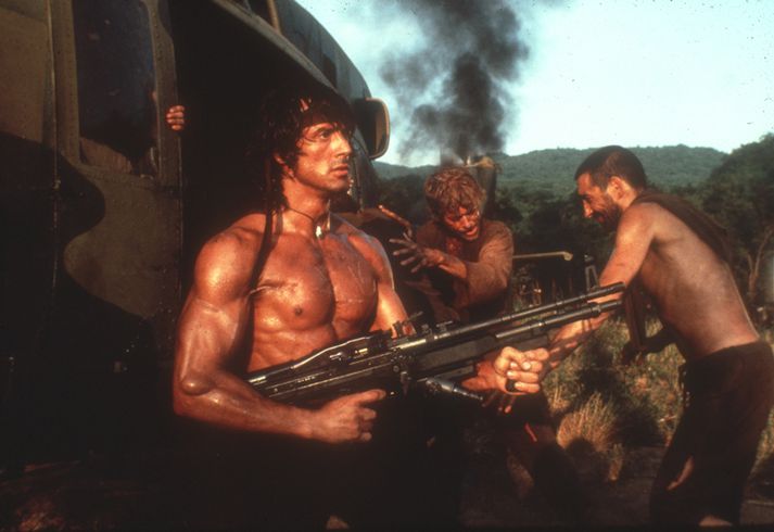 Stallone hefur lengi túlkað John Rambo.