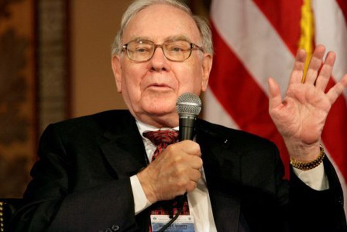 Warren Buffett, einn af nýju stóru hluthöfunum í Goldman Sachs.
