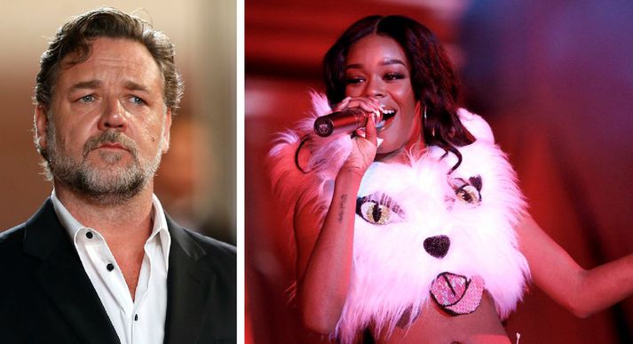 Russell Crowe og Azealia Banks.