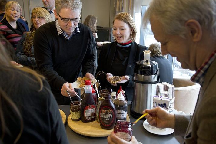 Ríkið náði samningum við kennara í fyrravor eftir verkfallsaðgerðir og harða launadeilu. 