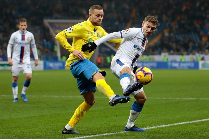 Sverrir í leik með Rostov gegn CSKA Moskvu.