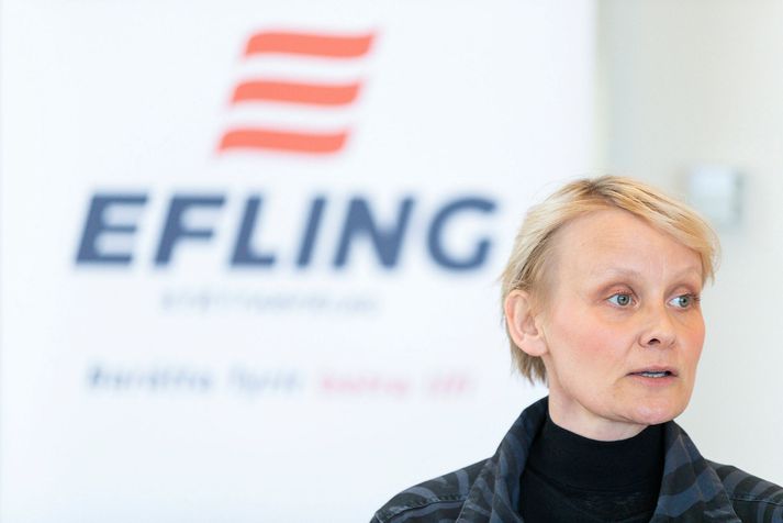 Sólveig Anna Jónsdóttir, formaður Eflingar.