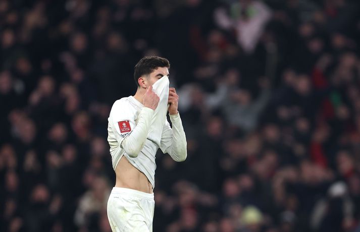 Kai Havertz vill eflaust gleyma bikarleiknum gegn Manchester United sem allra fyrst.