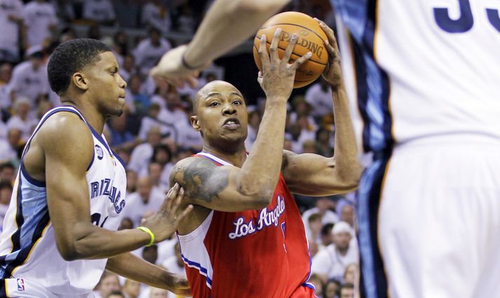 Caron Butler í leiknum í nótt en hann fór síðar meiddur af velli.