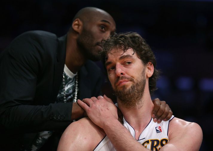 Kobe og Gasol eru miklir vinir. Gasol er frá Barcelona og félagið vildi fá þá báða þangað.