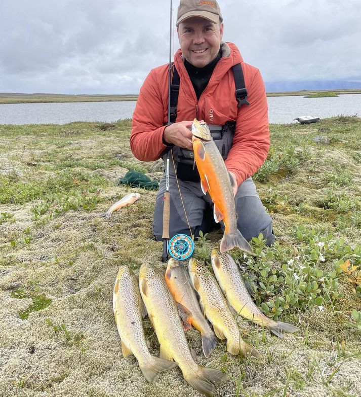 Ingólfur Kolbeinsson með flotta veiði á Arnarvatnsheiði