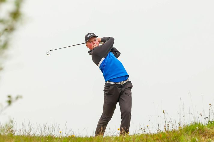 Böðvar Bragi spilaði ótrúlegt golf í dag.