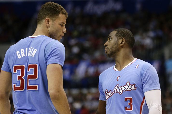 Blake Griffin og Chris Paul.