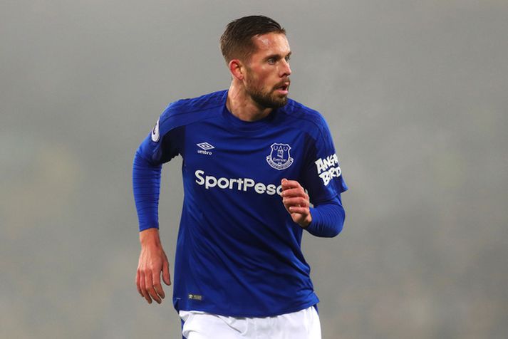 Gylfi hefur leikið 18 leiki með Everton í ensku úrvalsdeildinni á tímabilinu.