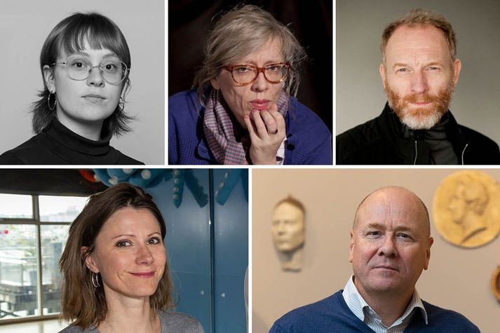 Þessi fimm eru tilnefnd í flokki skáldverka: Birgitta Björg Guðmarsdóttir, Kristín Ómarsdóttir, Jón Kalman Stefánsson, Gerður Kristný og Arnaldur Indriðason, sem er líklega sá sem selt hefur flestar bækur á Íslandi. Hann er ekki með glæpasögu núna heldur sögulega skáldsögu og það er eins og við manninn mælt.