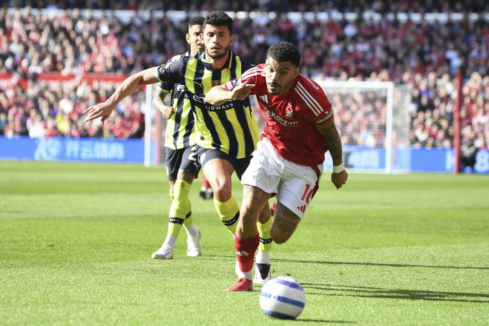 Morgan Gibbs-White og félögum í Nottingham Forest hefur gengið allt í haginn í vetur.