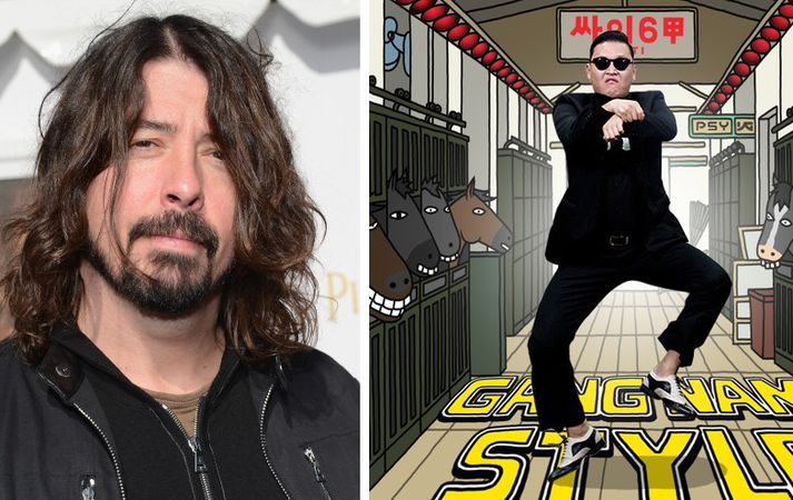 Grohl er hrifinn af slagaranum sígilda.