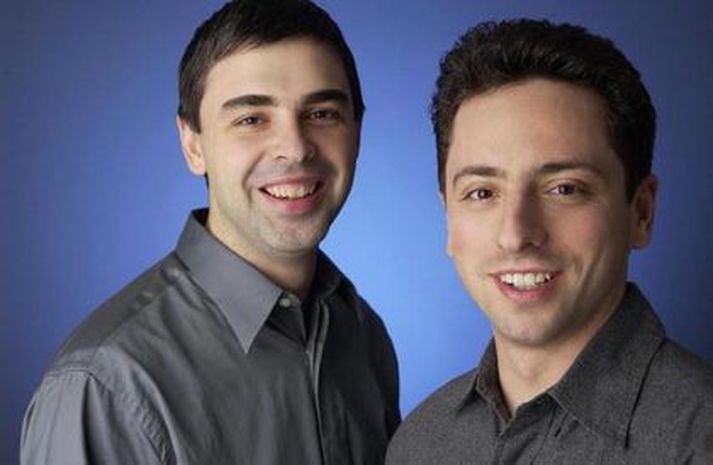 Sergey Brin og Larry Page.