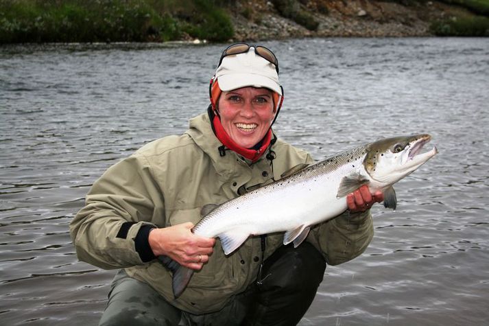 Guðrún Una Jónsdóttir er formaður Stangaveiðifélags Akureyrar.