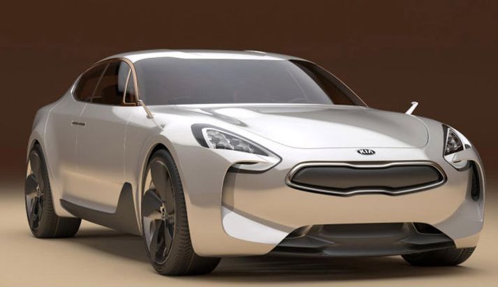 Kia Concept GT er rennilegur sportbíll.