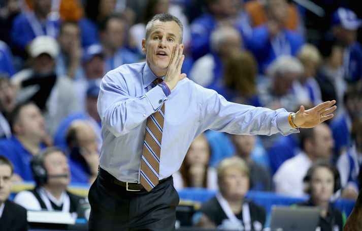 Billy Donovan á hliðarlínunni.