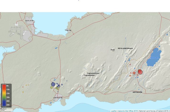 Mapa pokazuje miejsca gdzie wystąpiły trzęsienia ziemi.