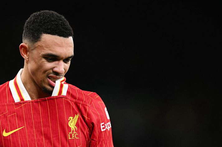 Trent Alexander-Arnold gæti kvatt Liverpool með Englandsmeistaratitli í vor.