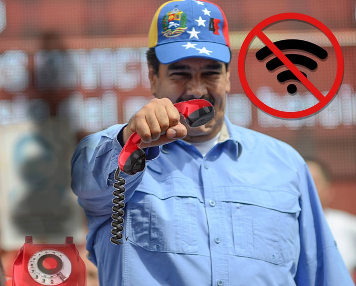 Nicolas Maduro er forseti Venesúela.