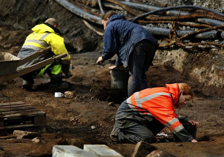 Fornleifappgröftur Átján milljónir voru til skiptanna í ár. fréttablaðið/anton