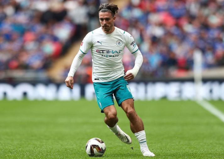 Grealish spilaði sinn fyrsta leik fyrir City er liðið tapaði 1-0 fyrir Leicester í leik um samfélagsskjöldinn um helgina.