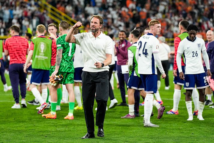 Þrátt fyrir að hafa fengið mikla gagnrýni undanfarnar vikur er Gareth Southgate búinn að koma enska landsliðinu í úrslit á EM.